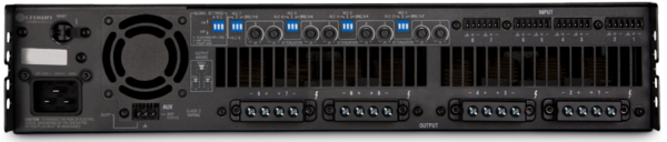 DCI8X600 8 CHANNEL POWER AMPLIFIER 600W @ 4OHM, 70V 100V